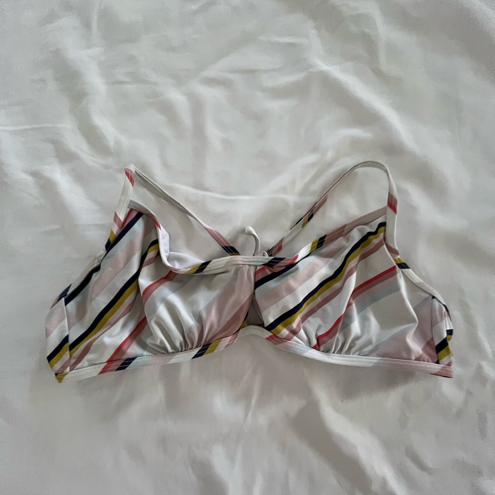 Roxy Striped Bikini Top